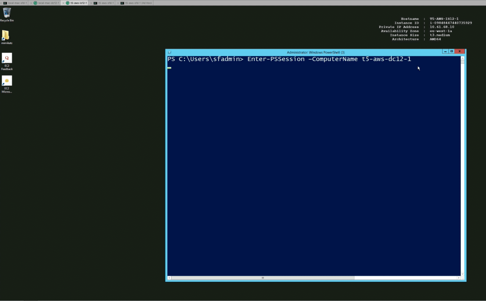 Powershell command