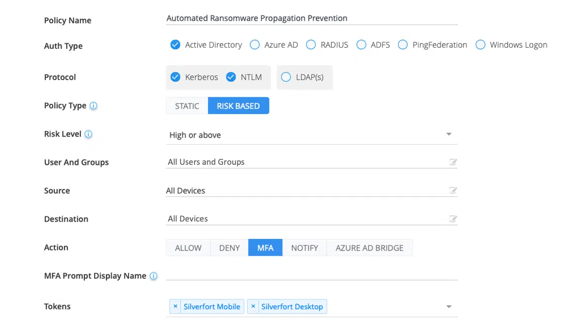 Automated Ransomare Prevention