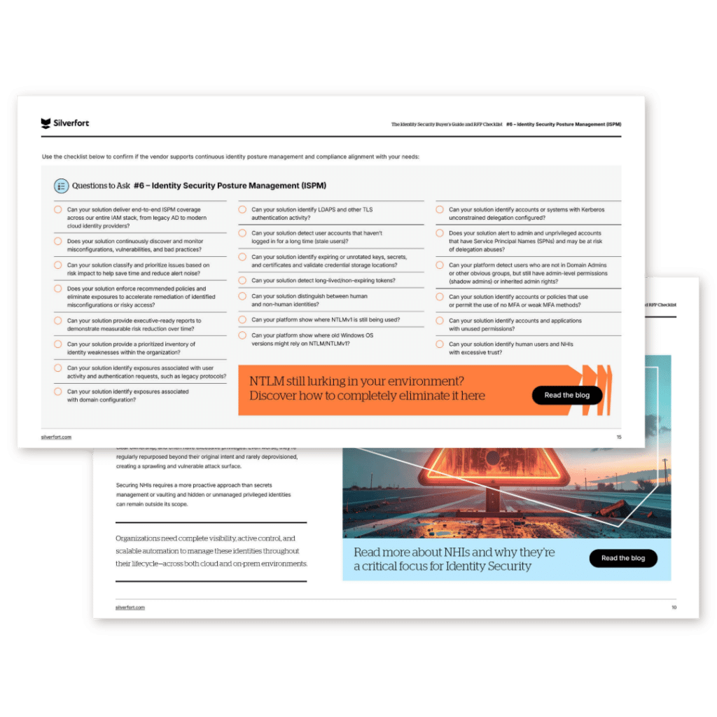 Preview of the Identity Security buyers guide and RFP checklist