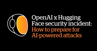 OpenAI Hugging Face incident featured blog image Blog featured image with text about the OpenAI and Hugging Face security incident