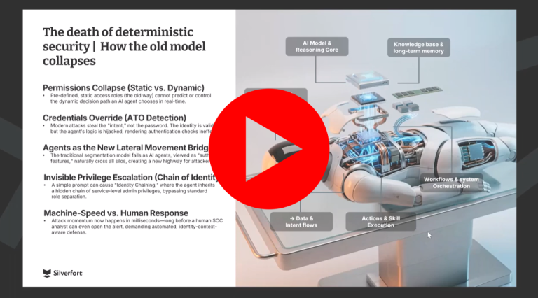 Webinar snapshot with play button overlay Webinar snapshot with play button overlay